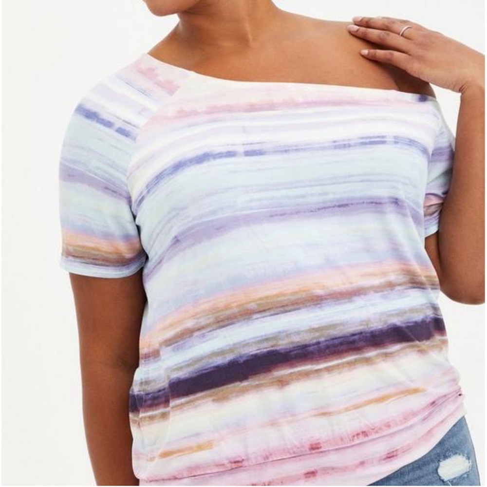 Off Shoulder Super Soft Tee | Torrid